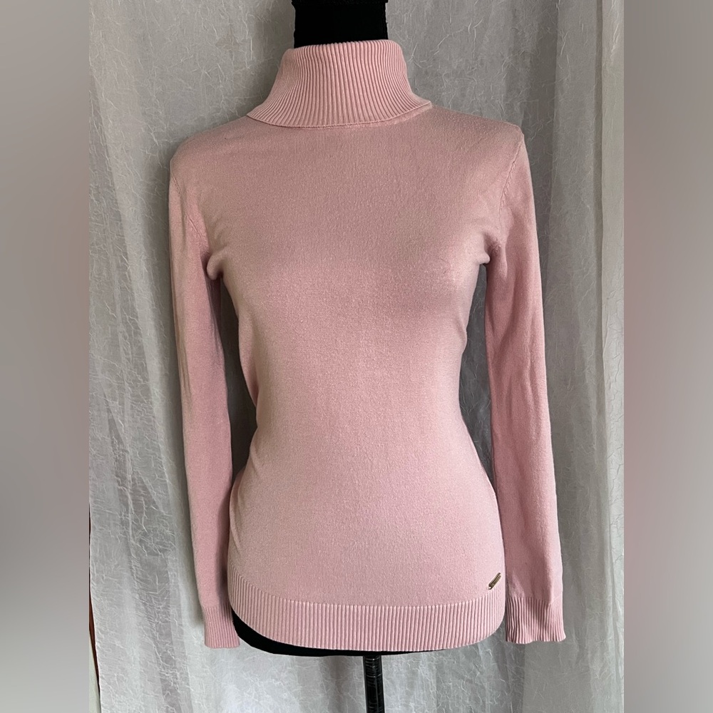 Calvin Klein Pink Turtleneck Sweater